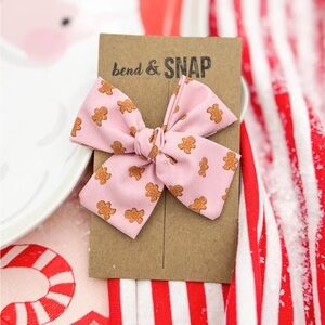 Pink Gingerbread Bow